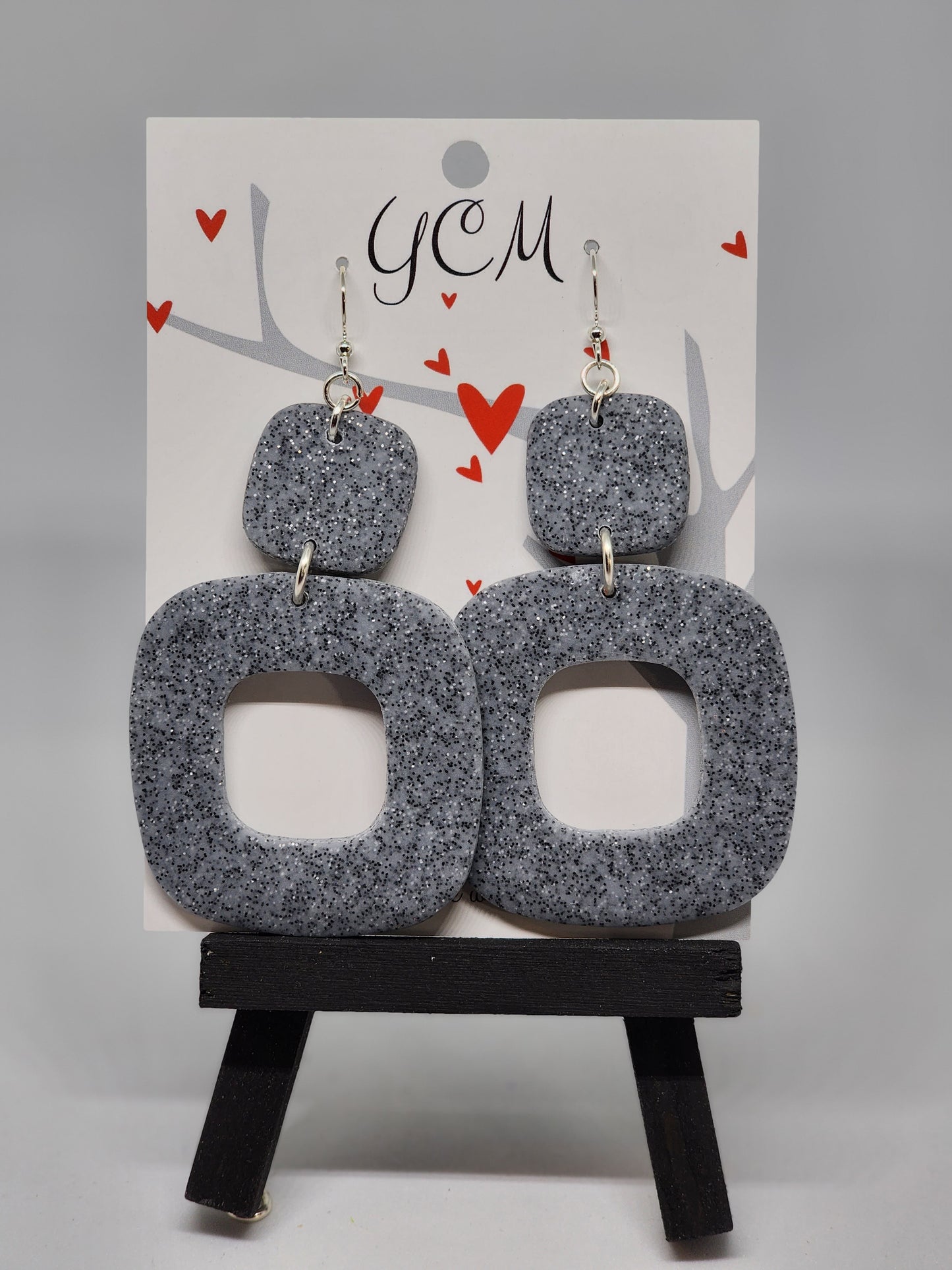 Rounded Square Earrings