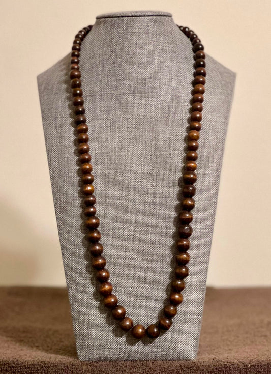 Wood Beaded Necklace