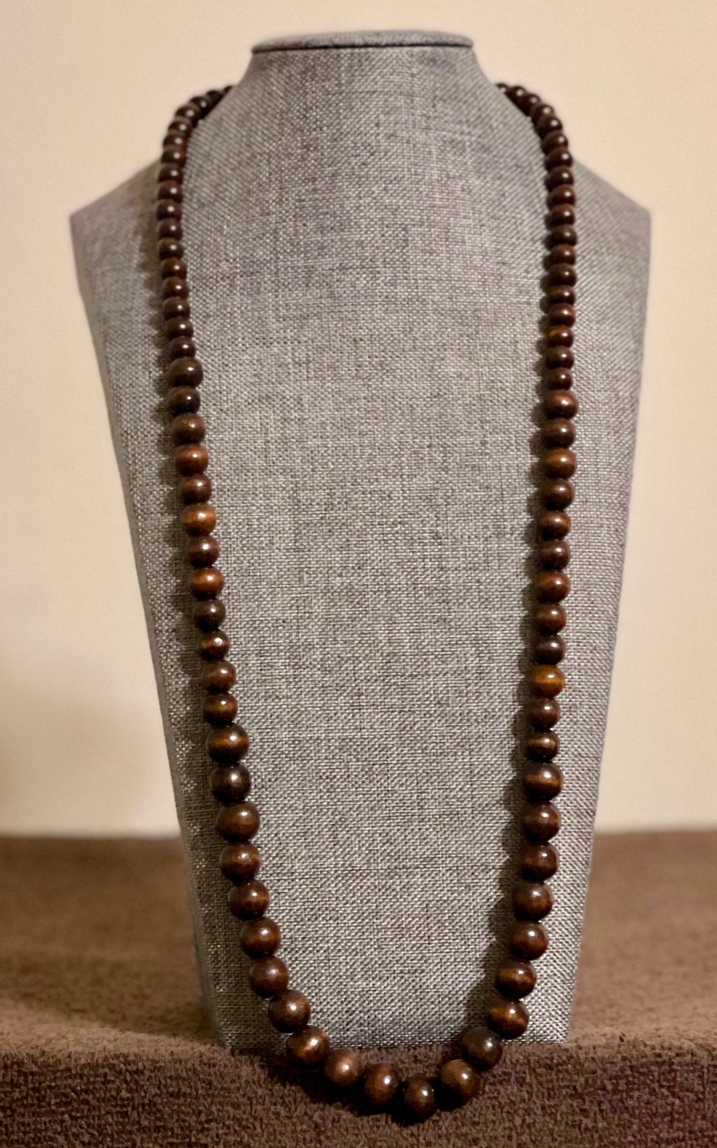 Wood Beaded Necklace